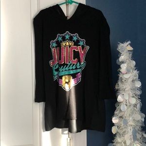 Girls 10/12 hooded long sleeve